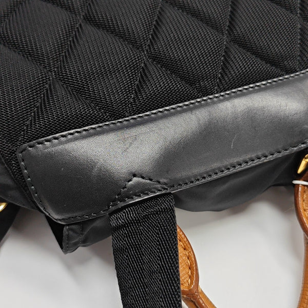 The Rucksack Large Nylon Black