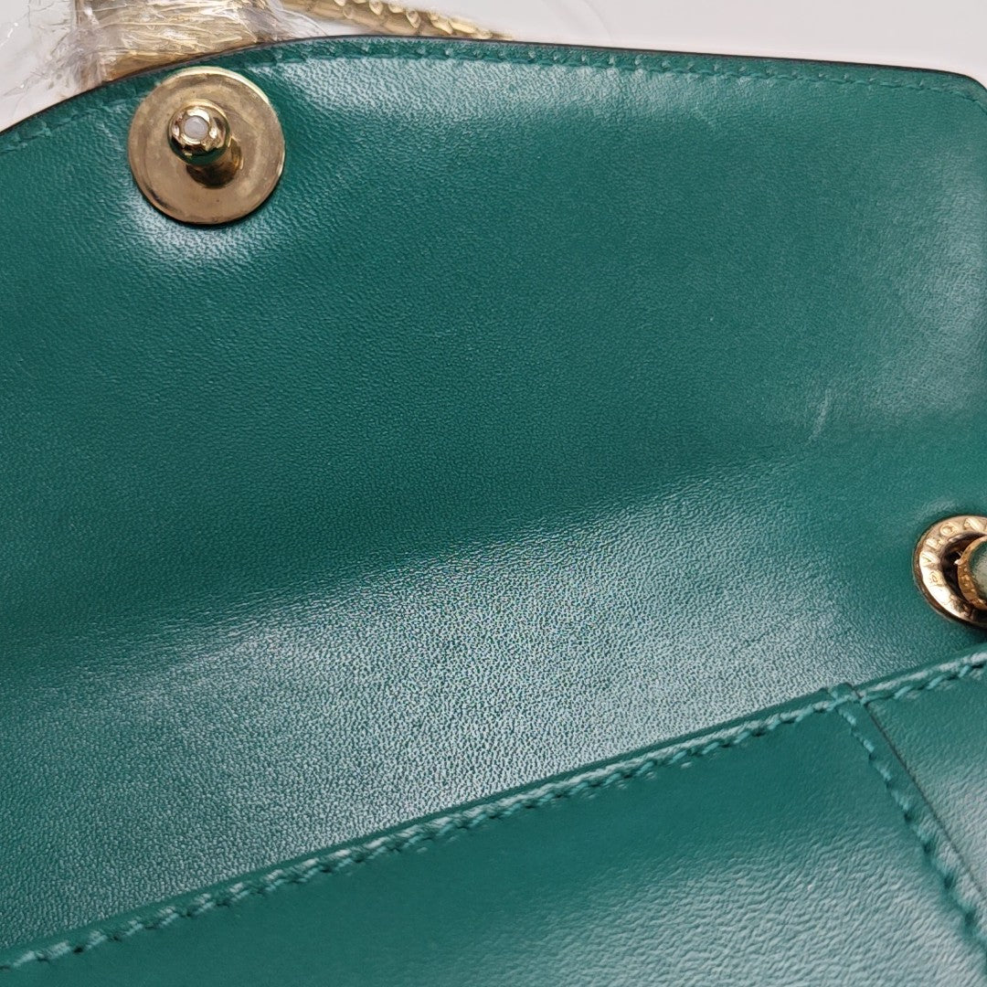 SERPENTI FOREVER Small Calfskin Green