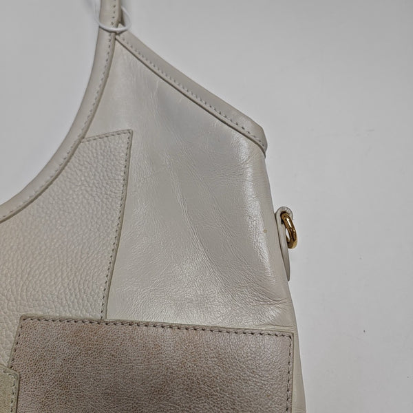 IVY Quilted Suede White