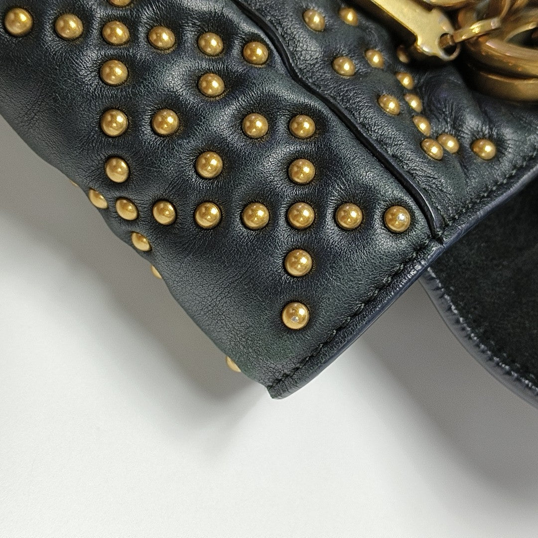 Lady Dior Medium Cannage Lambskin Black