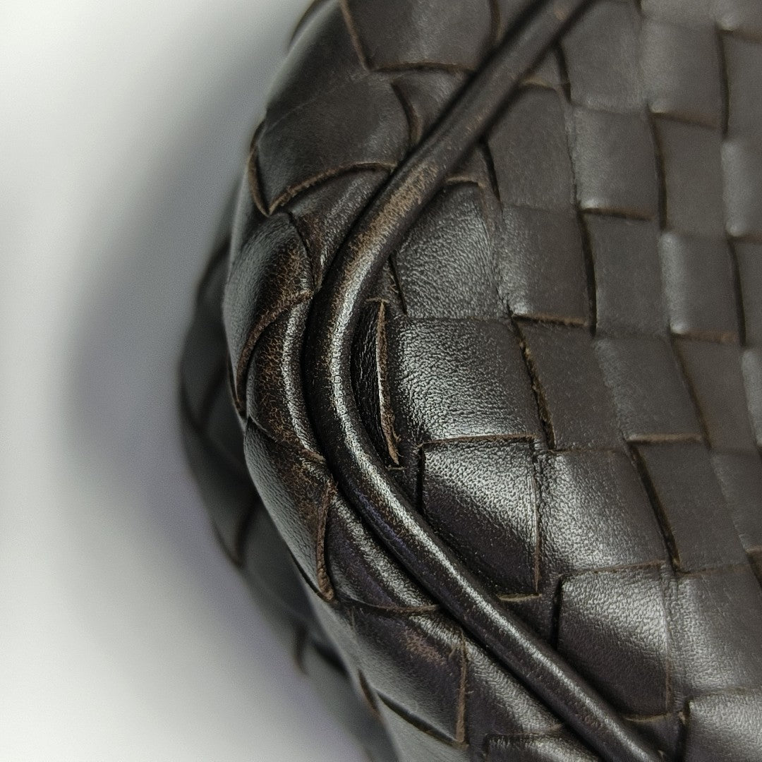 Calfskin Shoulder Bag Brown
