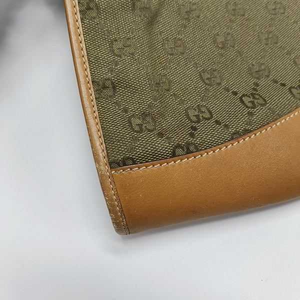 Canvas Clutch Green