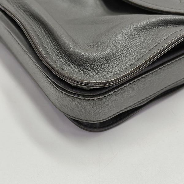 Calfskin Shoulder Bag Gray