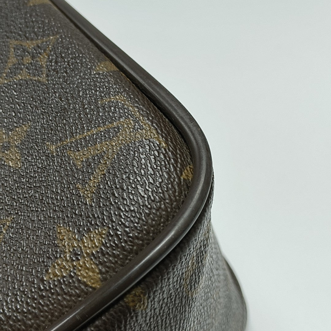 ICARE Monogram Coated Canvas Brown
