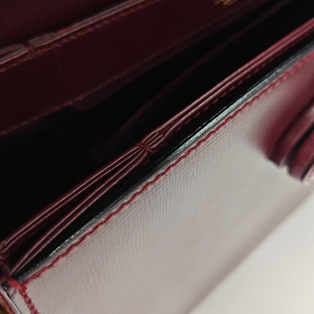 Calfskin Shoulder Bag Red