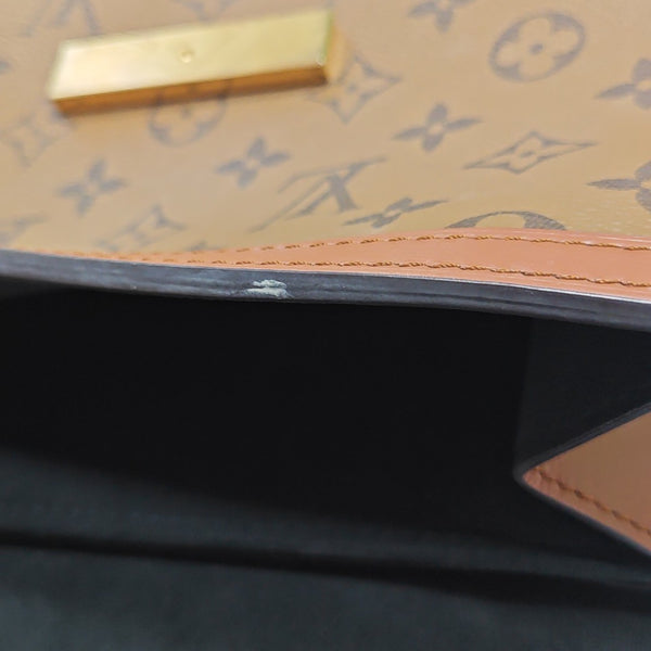 DAUPHINE MM Monogram Coated Canvas Brown