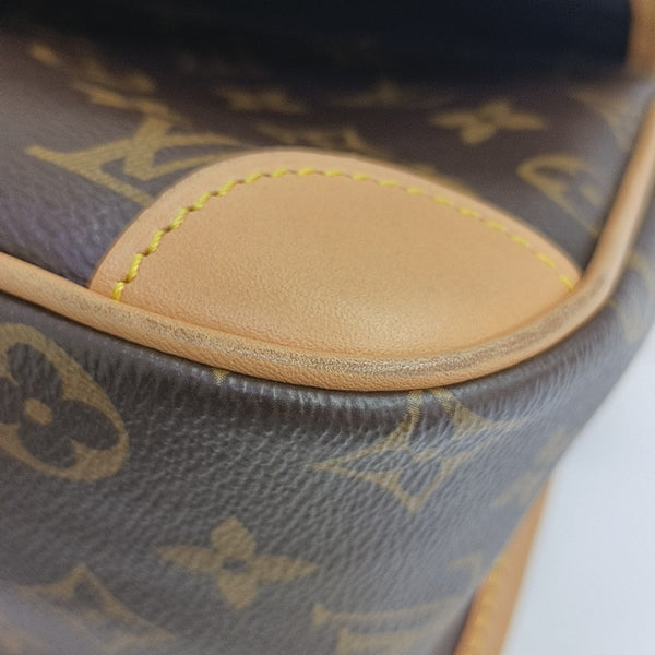DIANE Monogram Coated Canvas Brown