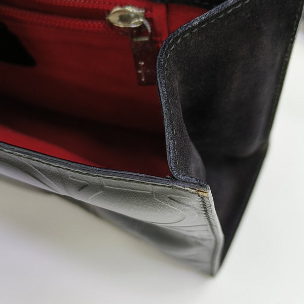 Calfskin Shoulder Bag Black