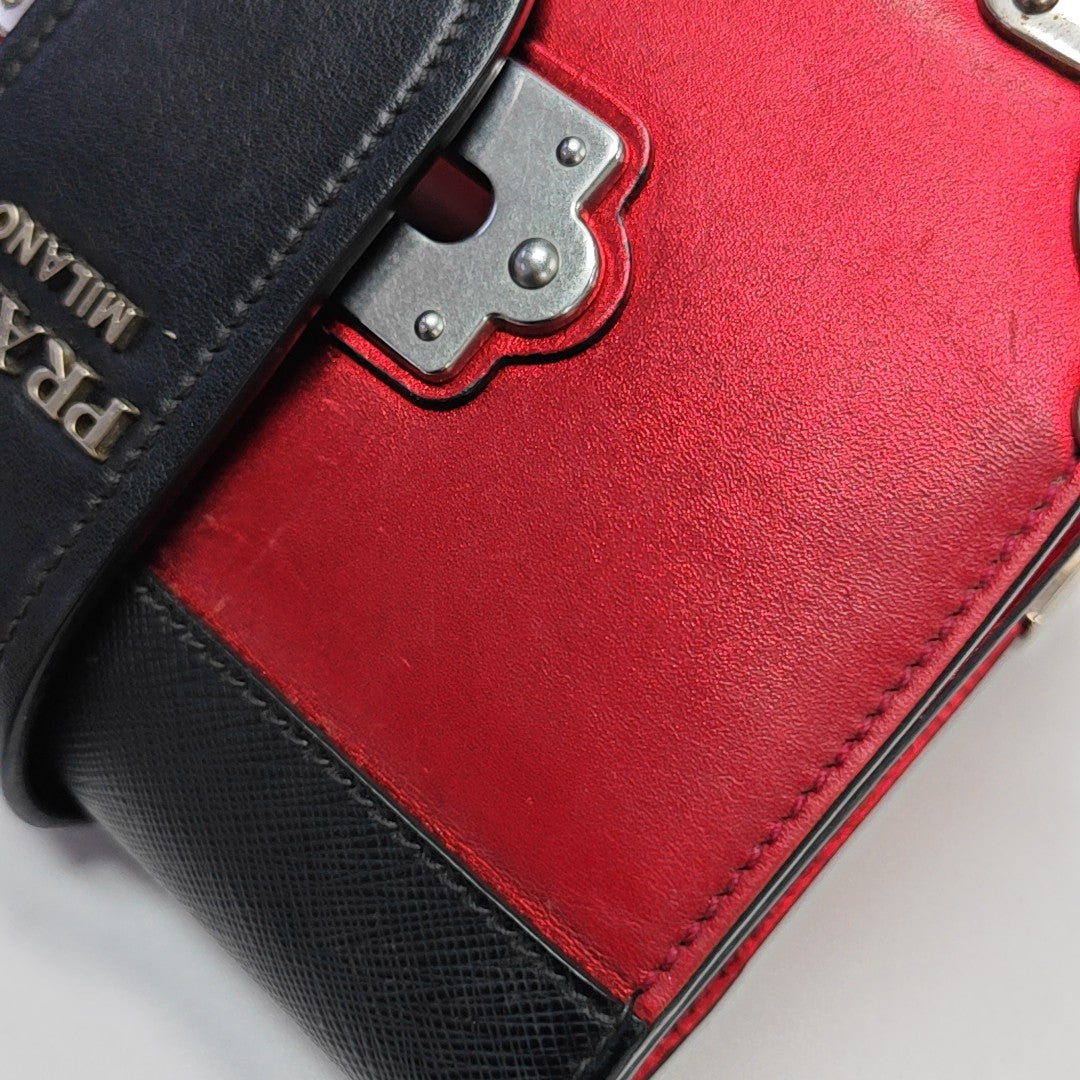 Cahier Saffiano Calfskin Red