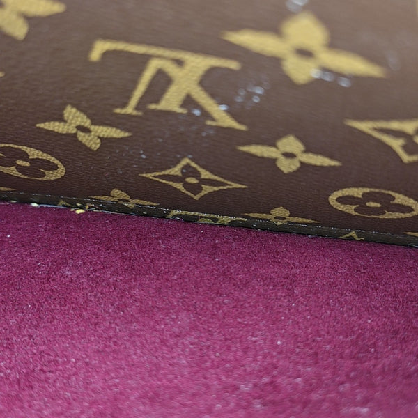 PASSY Monogram Coated Canvas Brown
