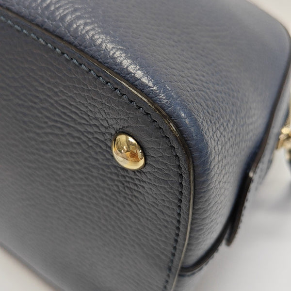 Calfskin Shoulder Bag Blue