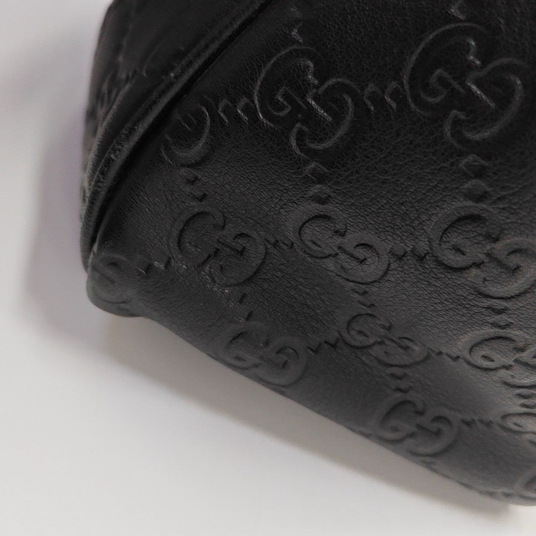 Ligne Shima Monogram Calfskin Black