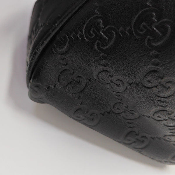 Ligne Shima Monogram Calfskin Black