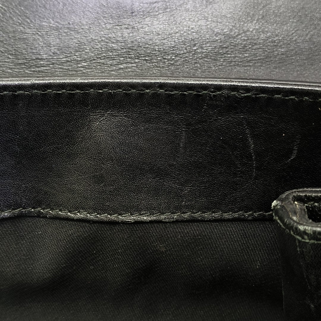 Calfskin Backpack Black