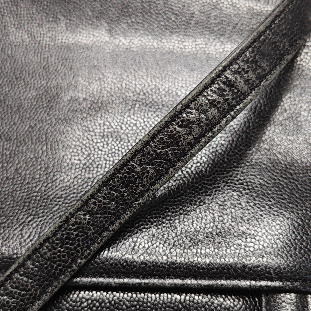 Calfskin Shoulder Bag Black