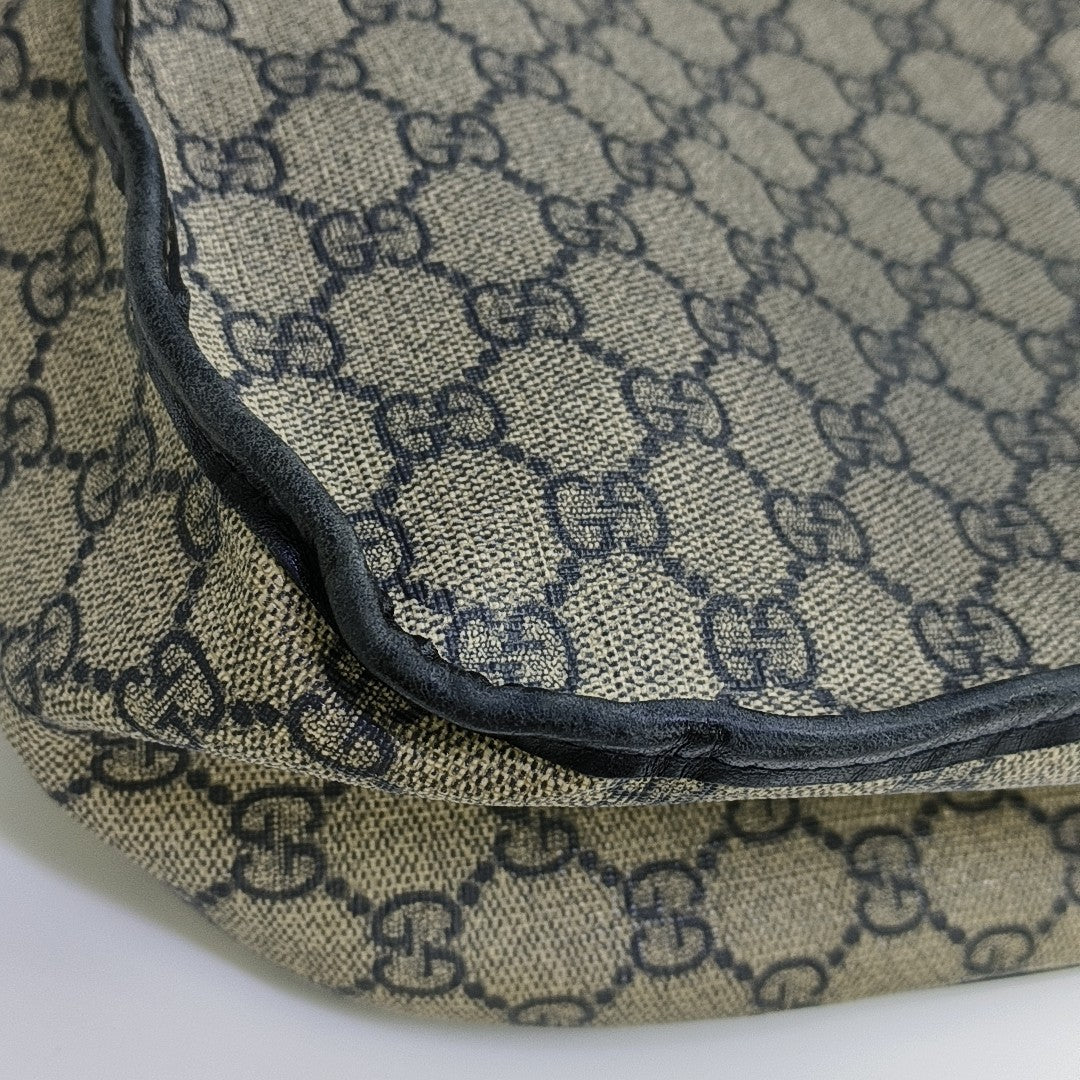 Monogram Coated Canvas Shoulder Bag Beige