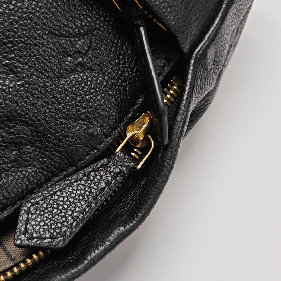 SORBONNE Monogram Calfskin Black