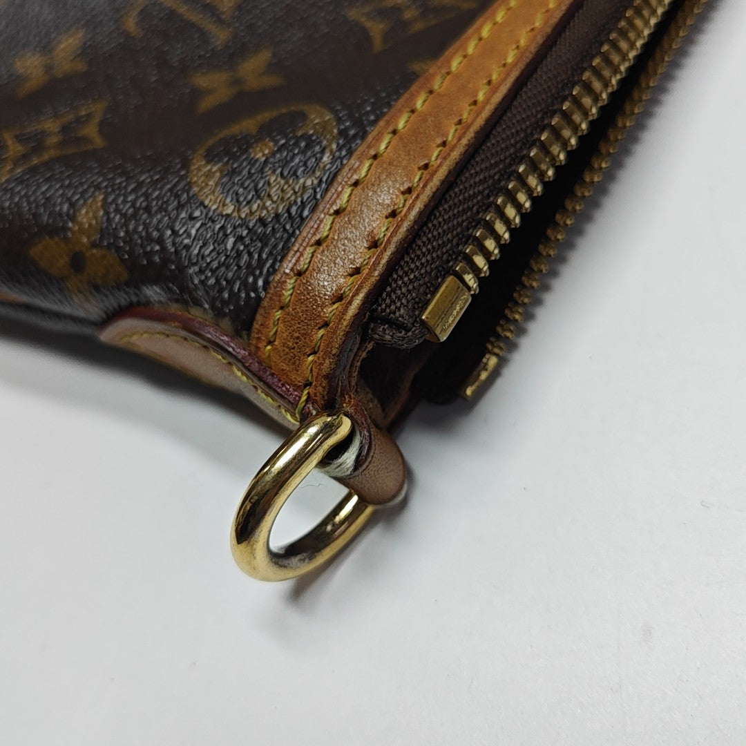 PALERMO PM Monogram Coated Canvas Brown