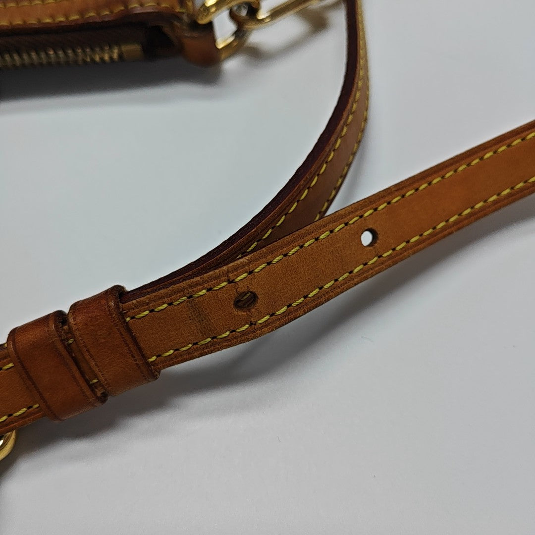 PALERMO PM Monogram Coated Canvas Brown