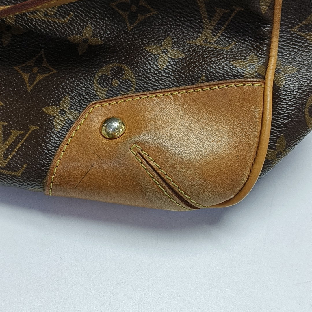 RETIRO GM Monogram Coated Canvas Brown