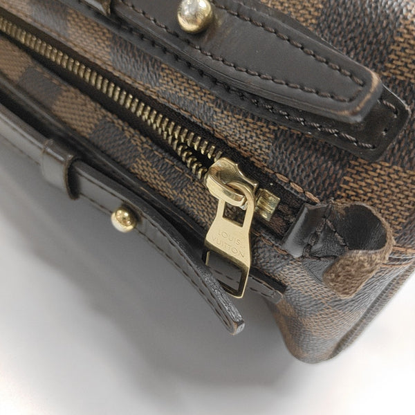 RIVINGTON Damier Ebene Coated Canvas Brown
