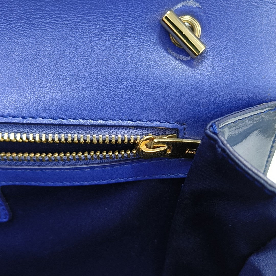 Ginny Calfskin Blue
