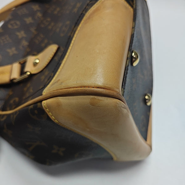BEVERLY GM Monogram Coated Canvas Brown