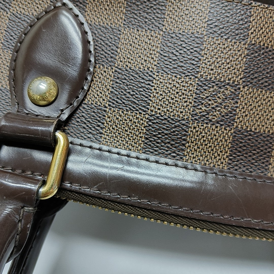 TREVI PM Damier Ebene Coated Canvas Brown