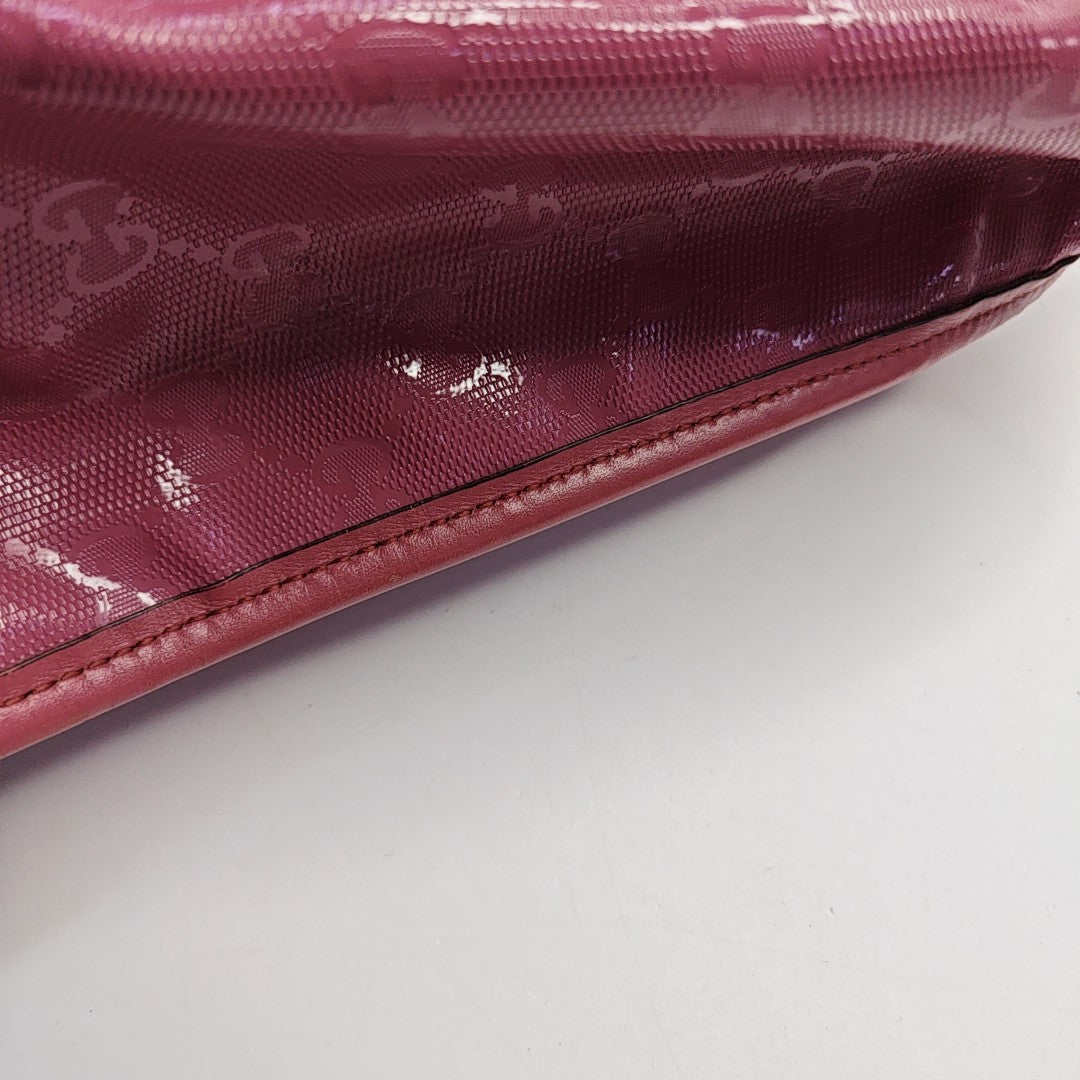 Monogram Coated Canvas Red