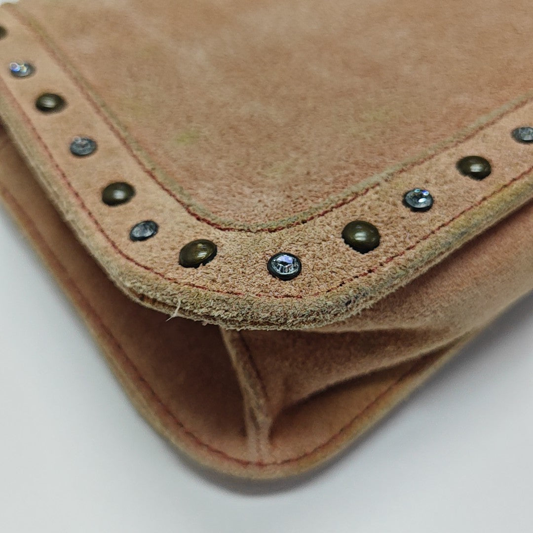 Leather Shoulder Bag Pink