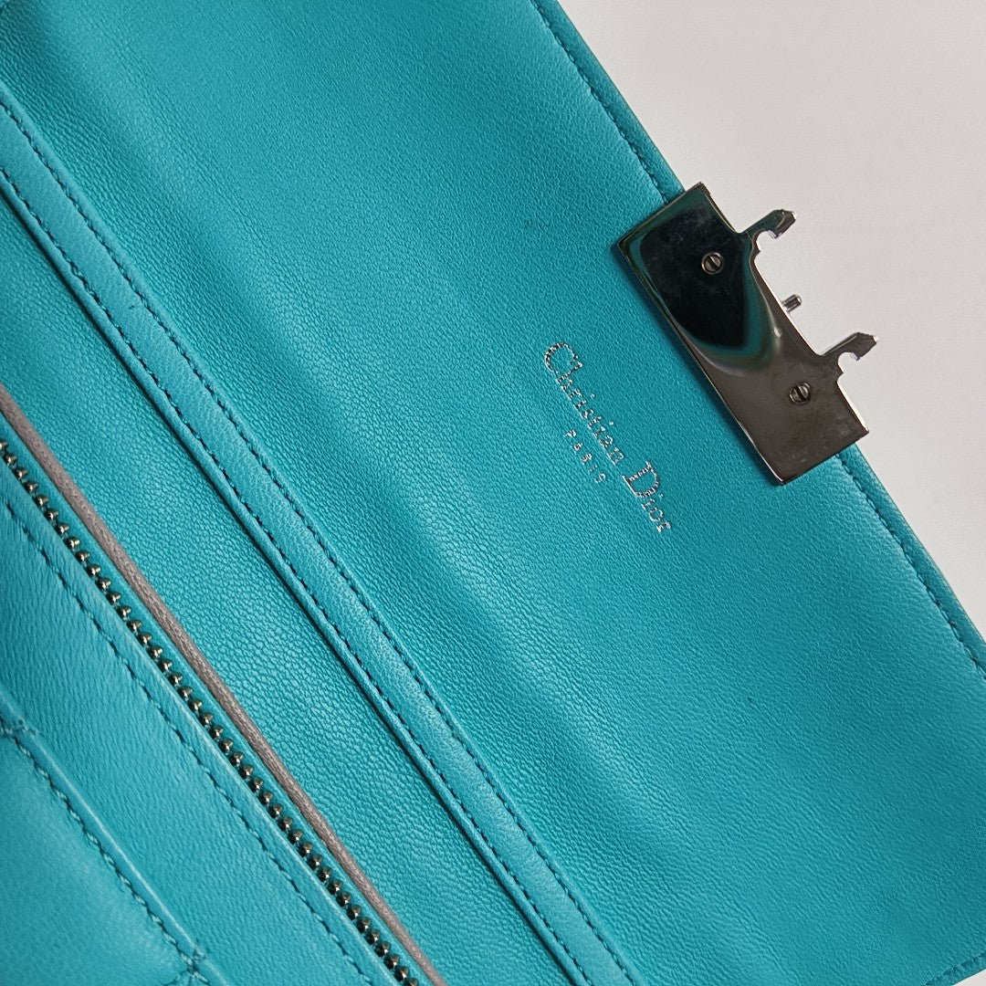 Miss Dior Cannage Calfskin Green