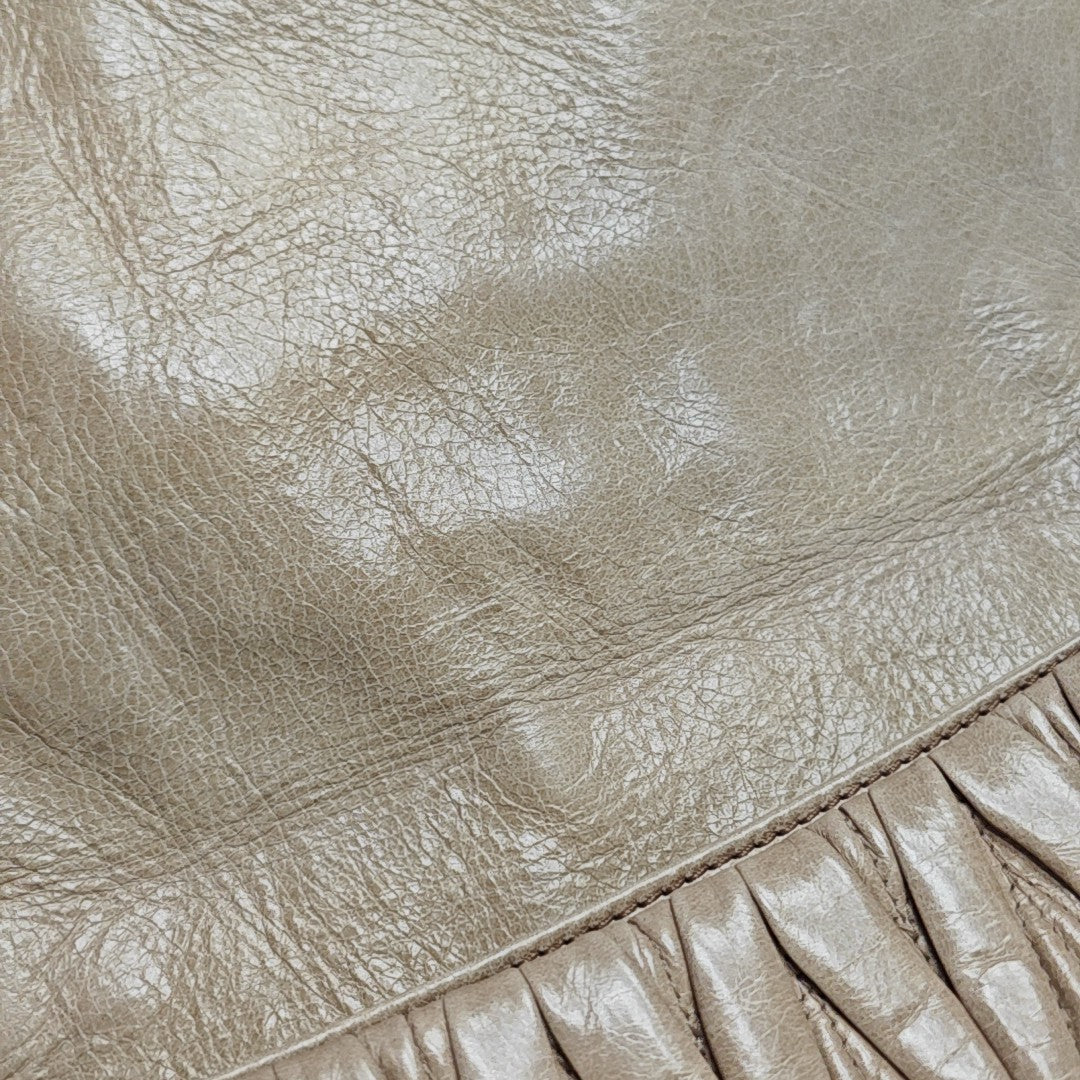 Miu Délice Quilted Lambskin Beige