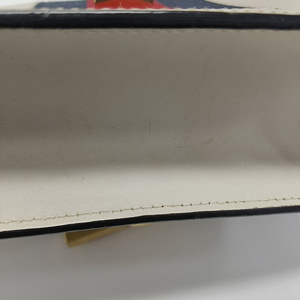 Authenticated pre-owned  Sylvie Mini Calfskin White - Shoulder Bag at Looply