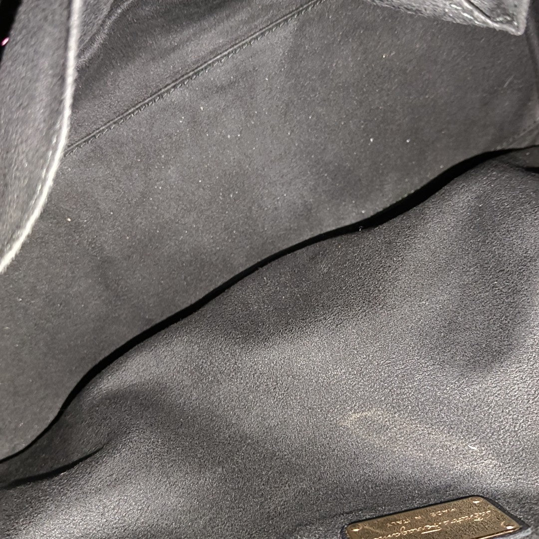 Calfskin Shoulder Bag Black