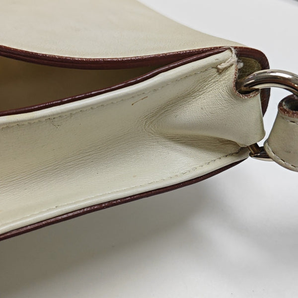 Calfskin Top Handle Bag White