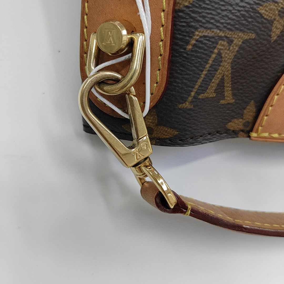 DUFFLE Monogram Coated Canvas Brown
