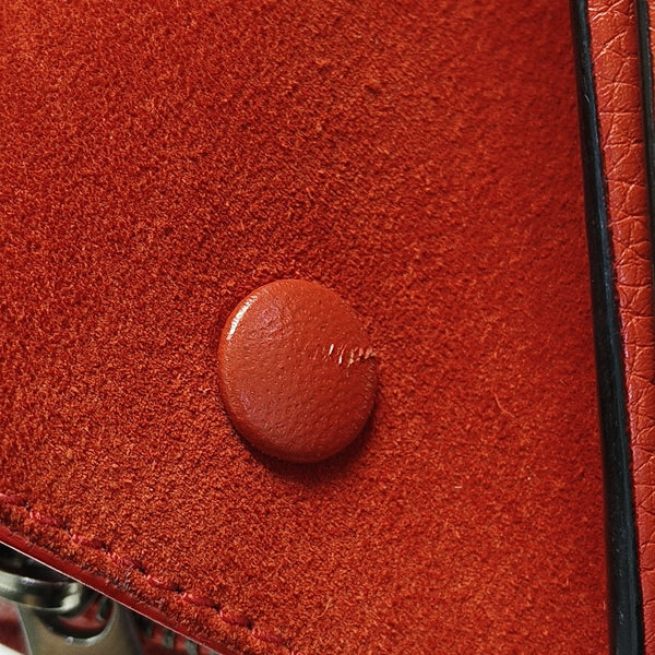 TRAPEZE Medium Calfskin Red