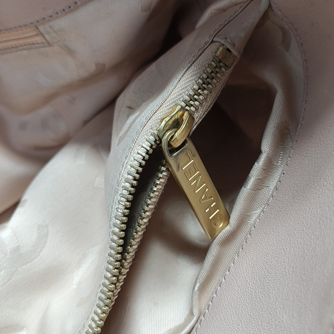 Straw Tote Bag Pink