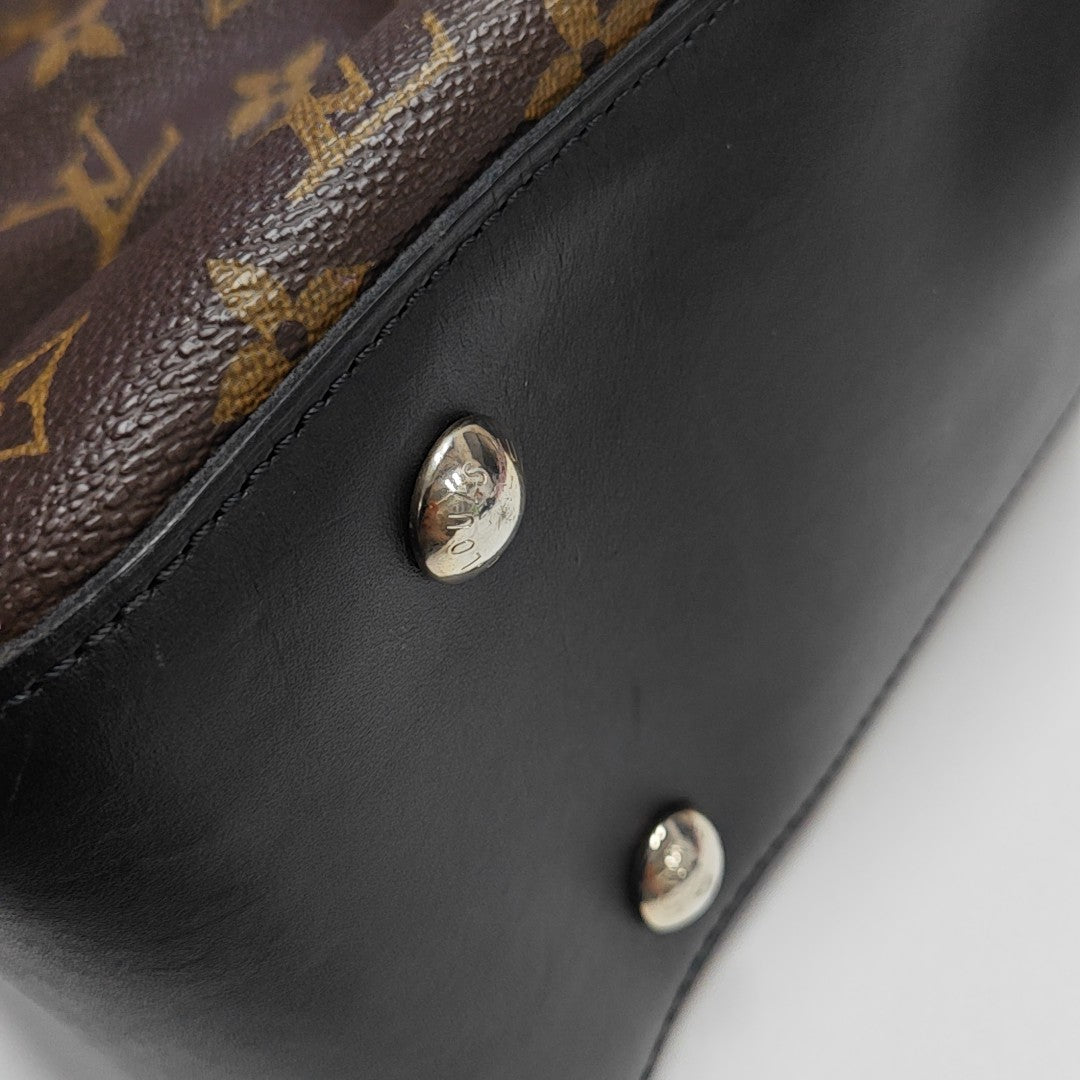 DAVIS Monogram Coated Canvas Brown