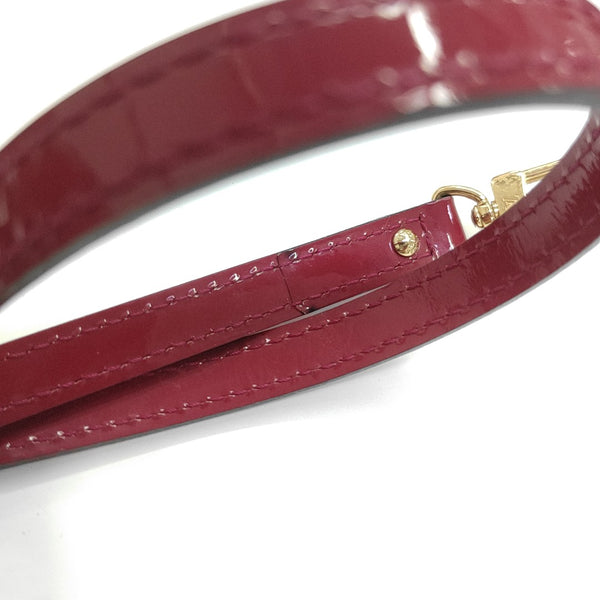 ALMA BB Monogram Patent Leather Red
