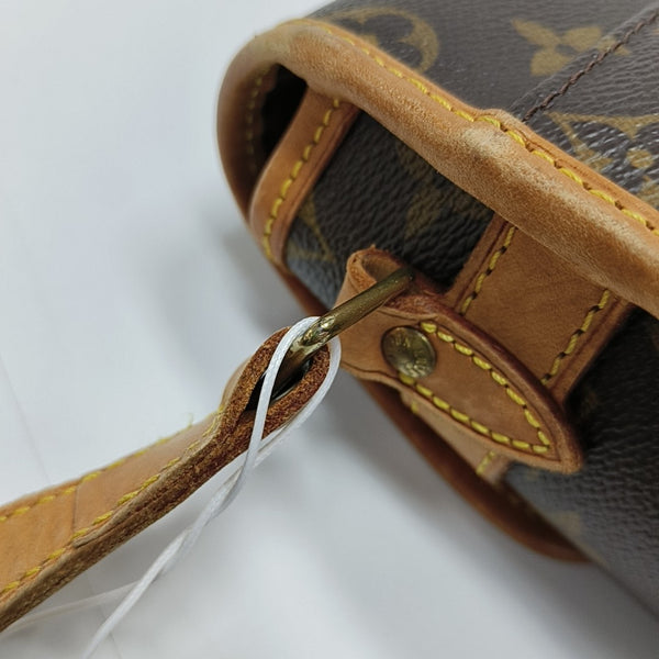 SOLOGNE PM Monogram Coated Canvas Brown