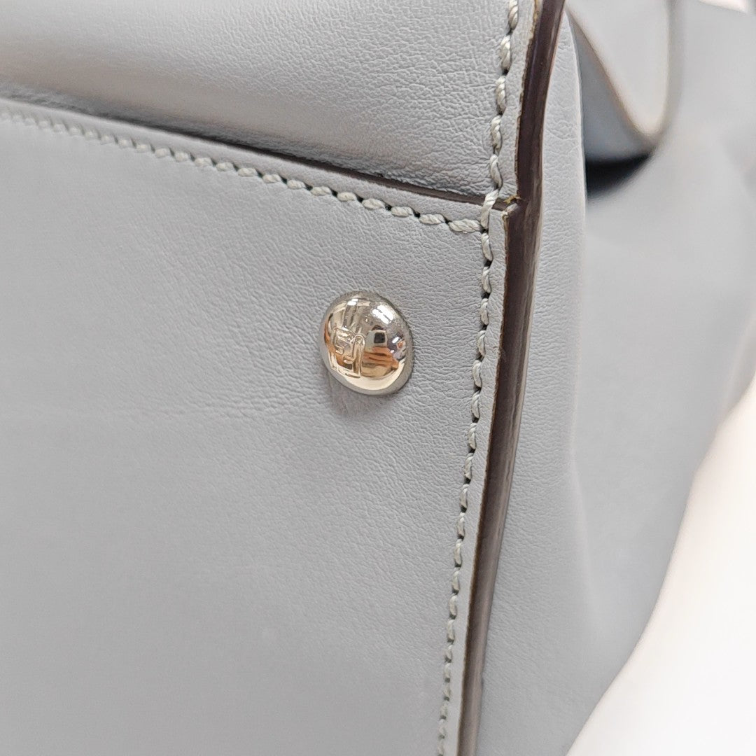 Peekaboo Large Leather Blue