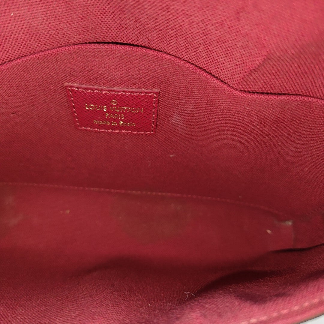 FÉLICIE Monogram Coated Canvas Brown