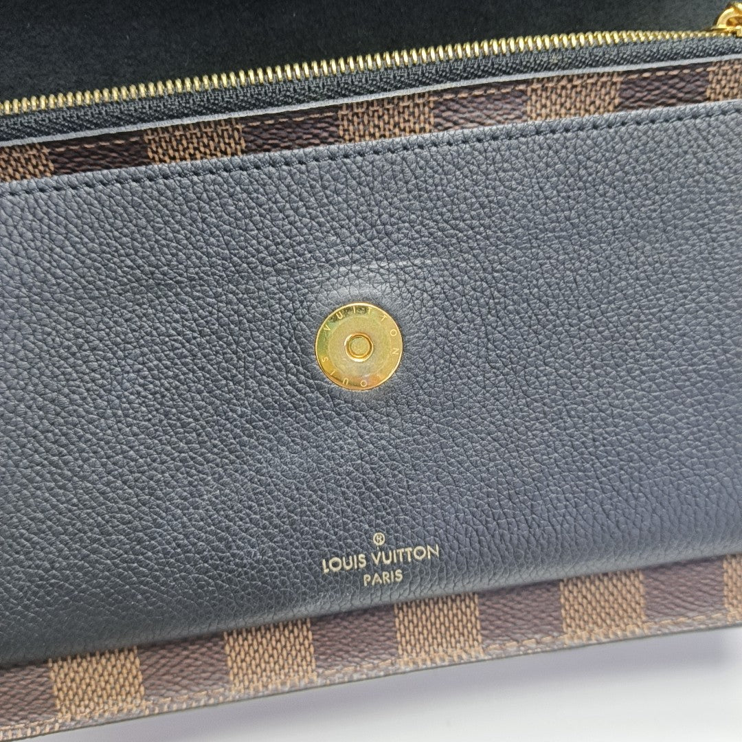 VAVIN Damier Ebene Coated Canvas Brown