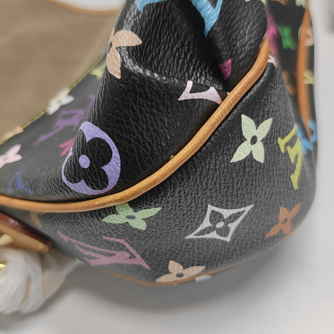 LV × TM ANNIE Monogram Coated Canvas Black