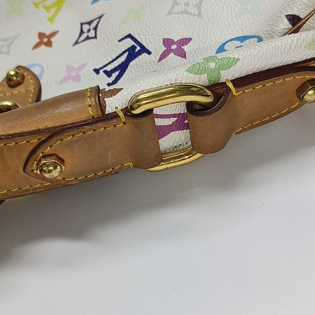 LV × TM GRETA Monogram Coated Canvas White