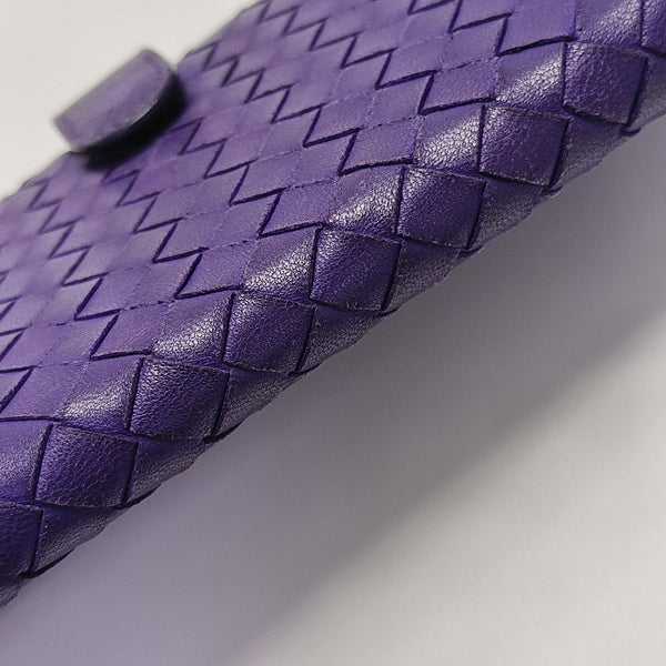 Calfskin Wallet Purple