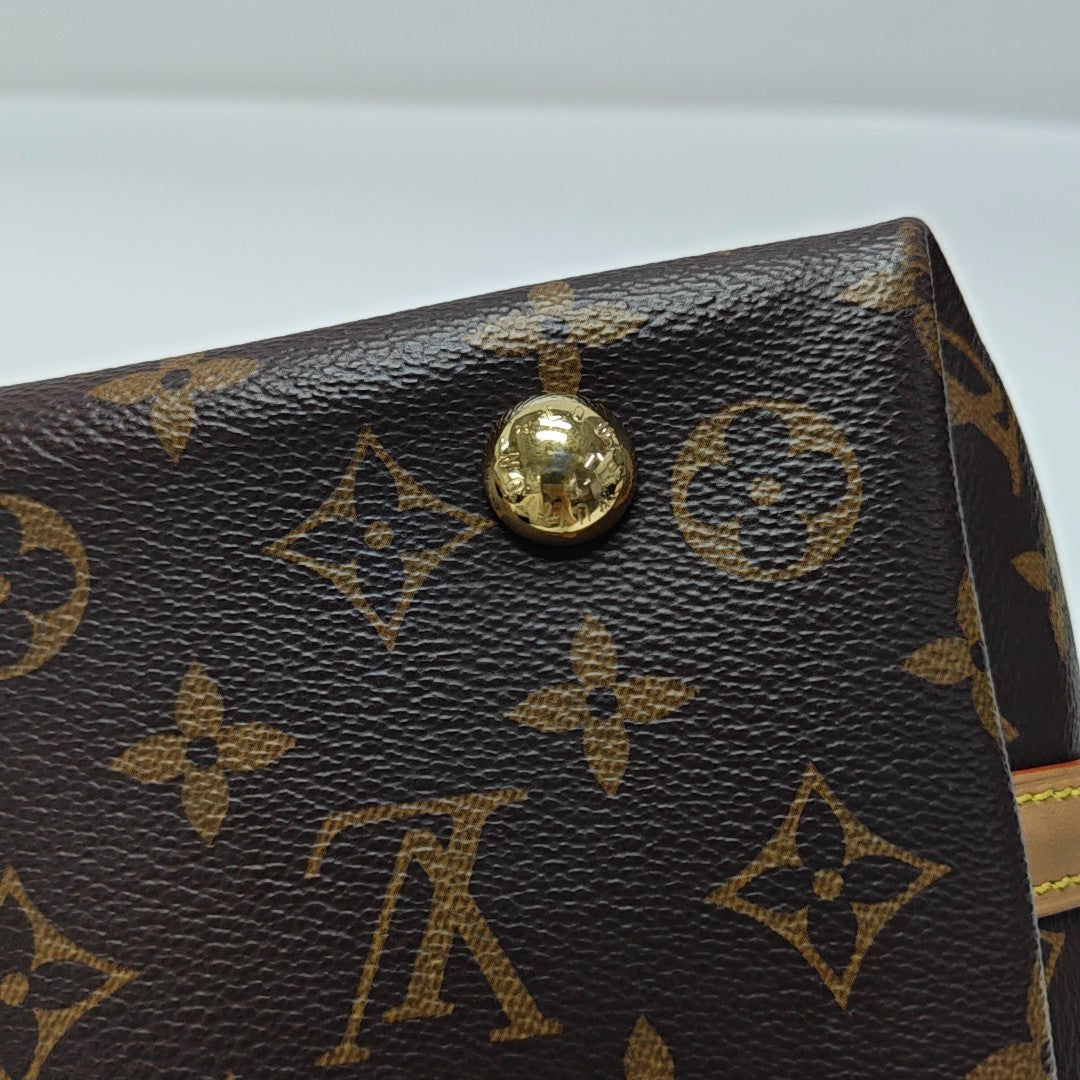 CARRYALL PM Monogram Coated Canvas Brown