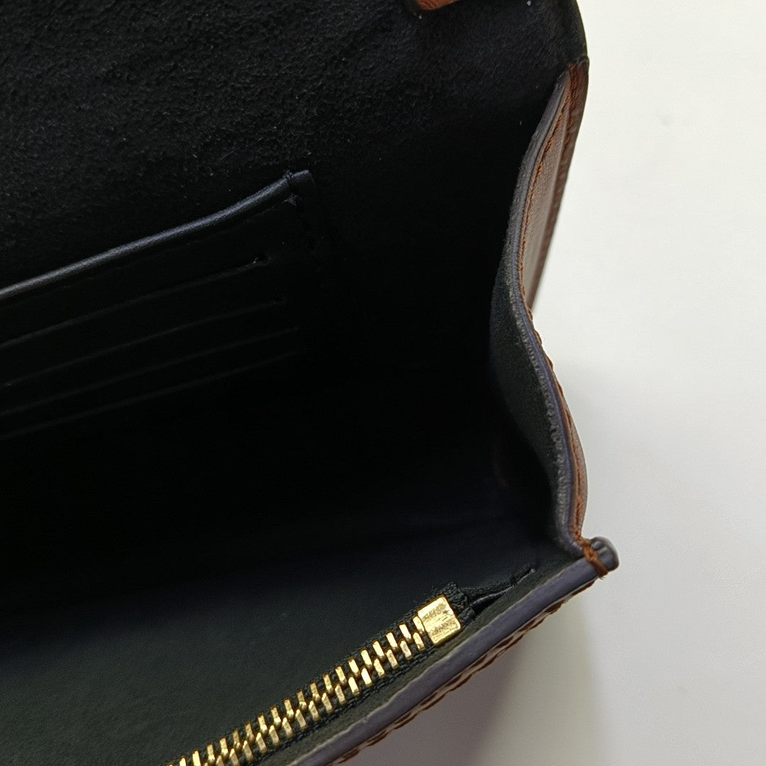 DAUPHINE WOC Monogram Coated Canvas Brown