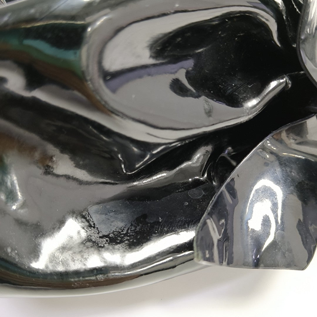 Bow Patent Leather Black